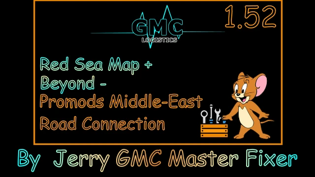 [1.52] Red Sea Map + Beyond  - ProMods Middle-East Road Connection