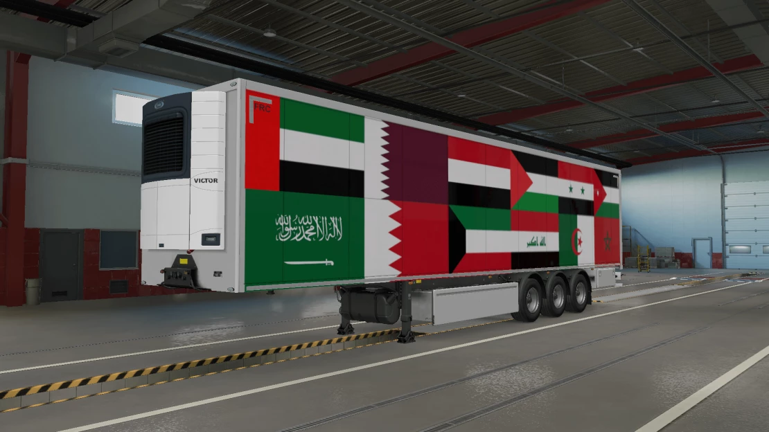 Arab Flags Skin 136 Trailers