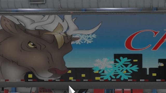 ATS Christmas Trailer skin