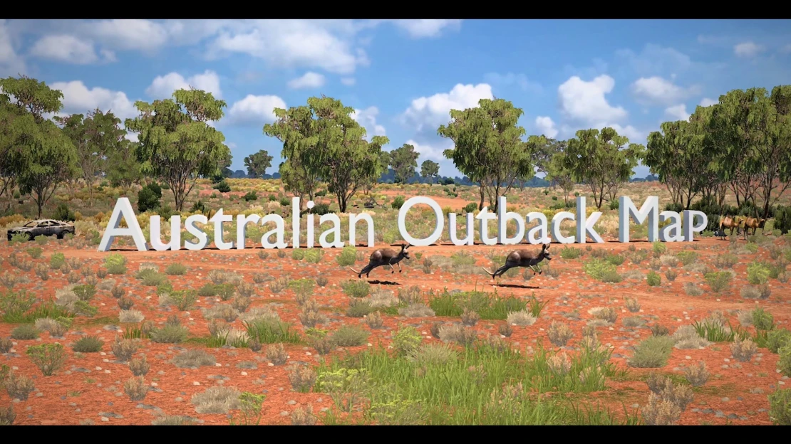 Australian Outback Map