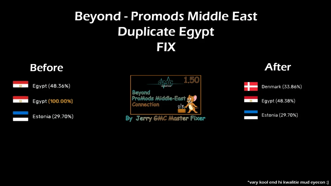 [OBSOLETE] Beyond - PMME Duplicate Egypt FIX