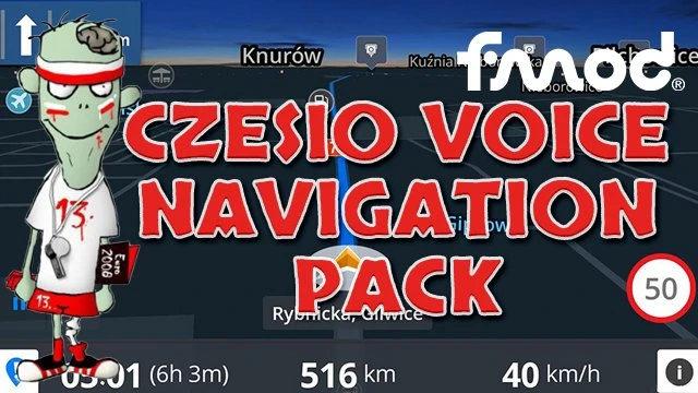 Czesio Voice Navigation Pack for American Truck Simulator - TruckyMods