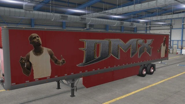 DMX Tribute skin for SCS 53ft ownable box trailer