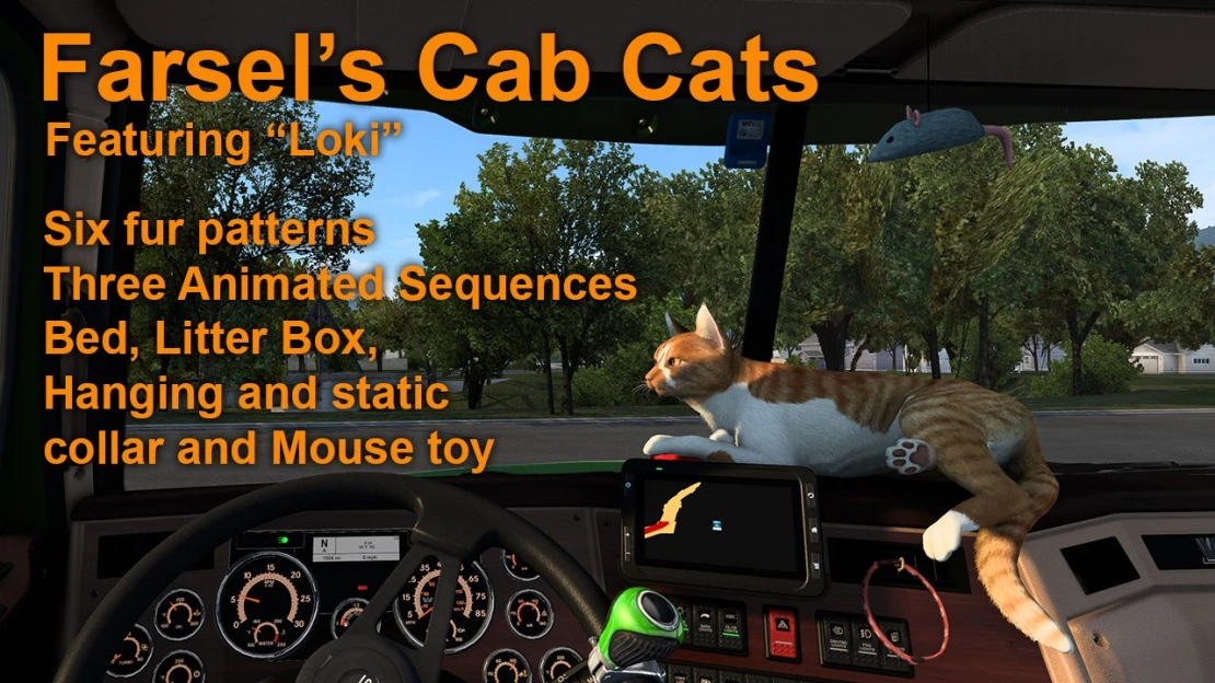 Farsel's Cab Cats ETS2 Edition
