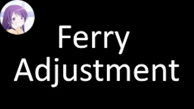[1.49]Ferry Adjustment