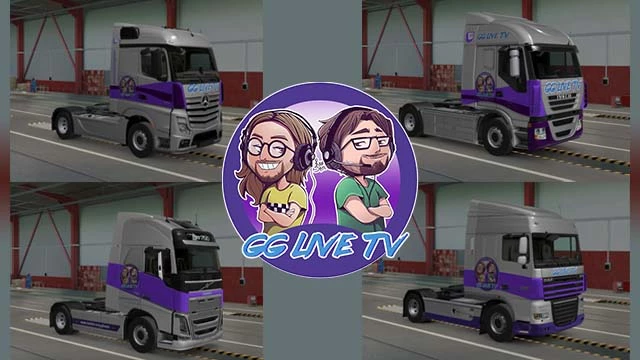 GG Live TV multiple trucks Paint
