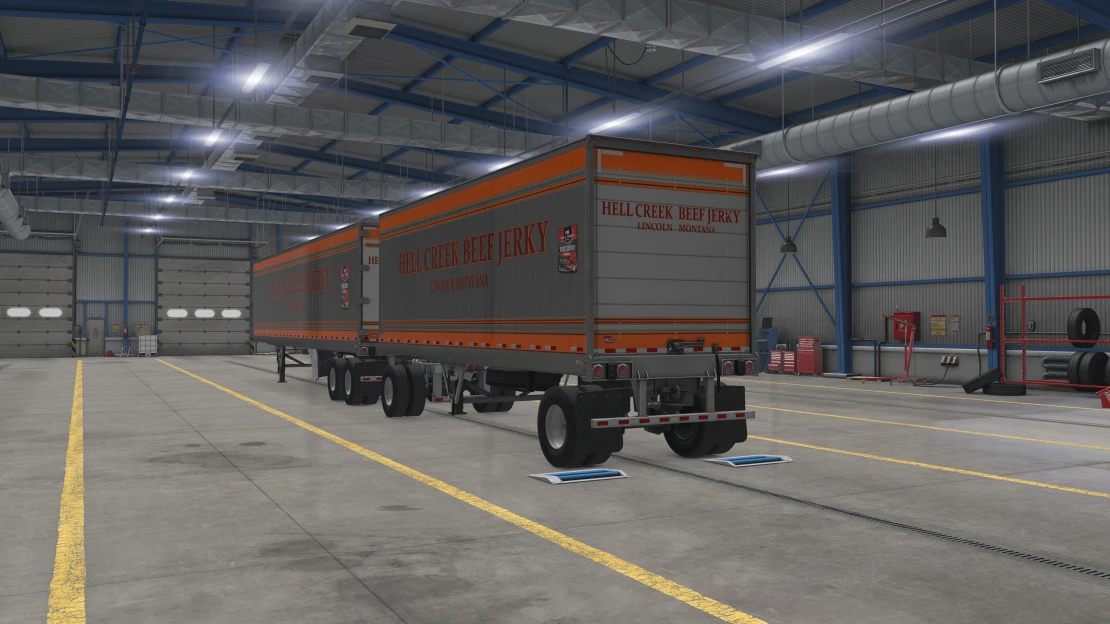 Hell Creek Beef Jerky skin for the SCS Box Trailers