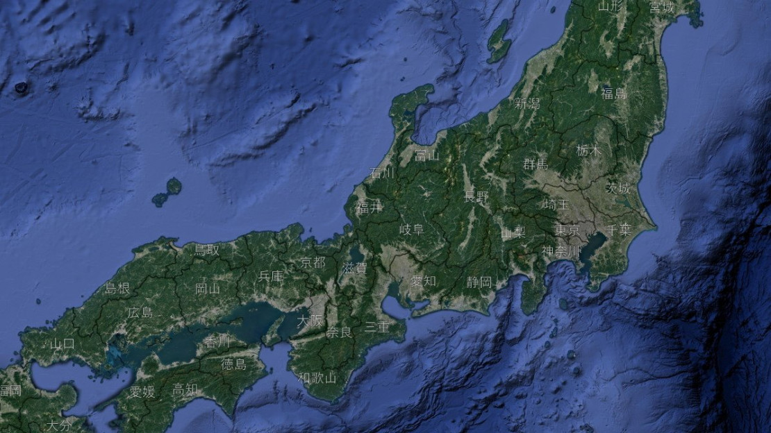 Japan HQ Sat Background Map for Euro Truck Simulator 2 - TruckyMods