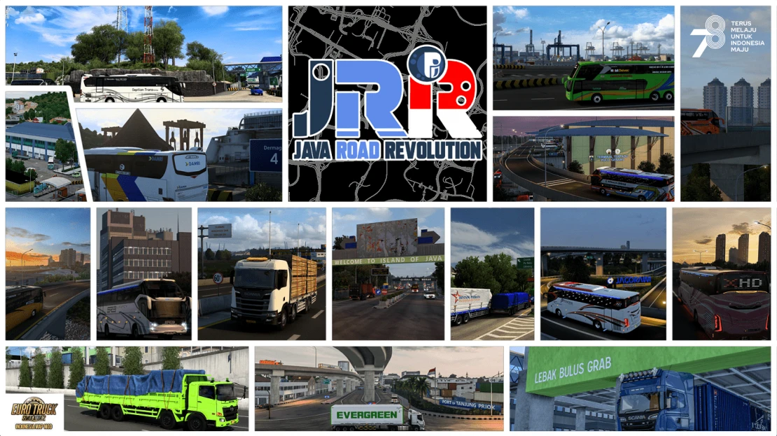 JRR (Java Road Revolution) - Indonesia Map [Type A - Default Version]