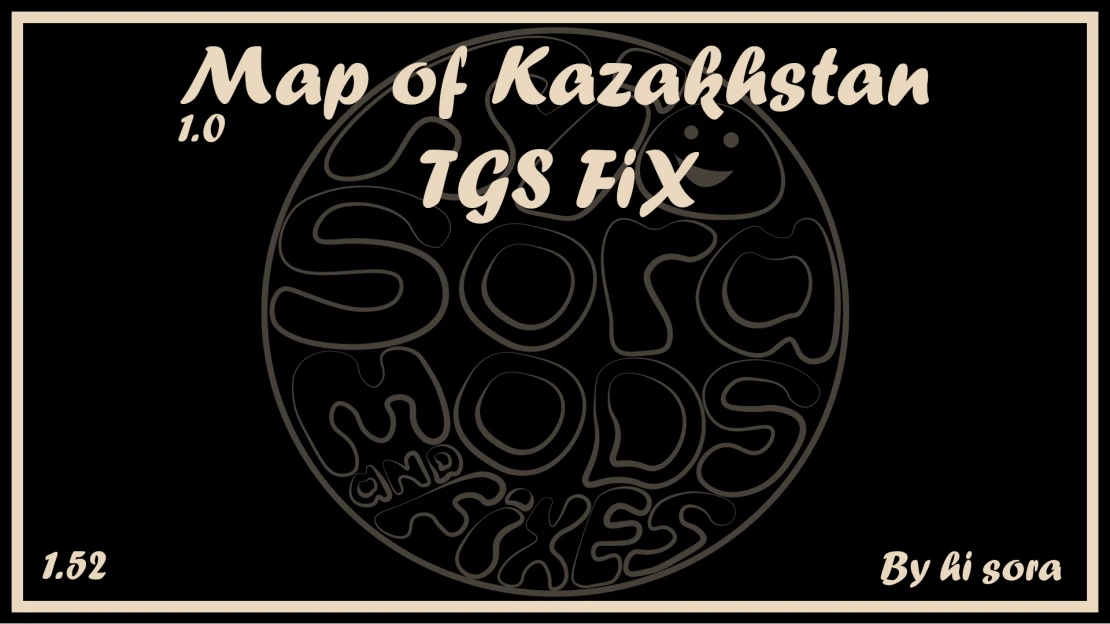 Map of the Republic of Kazakhstan - ProMods The Great Steppe FIX