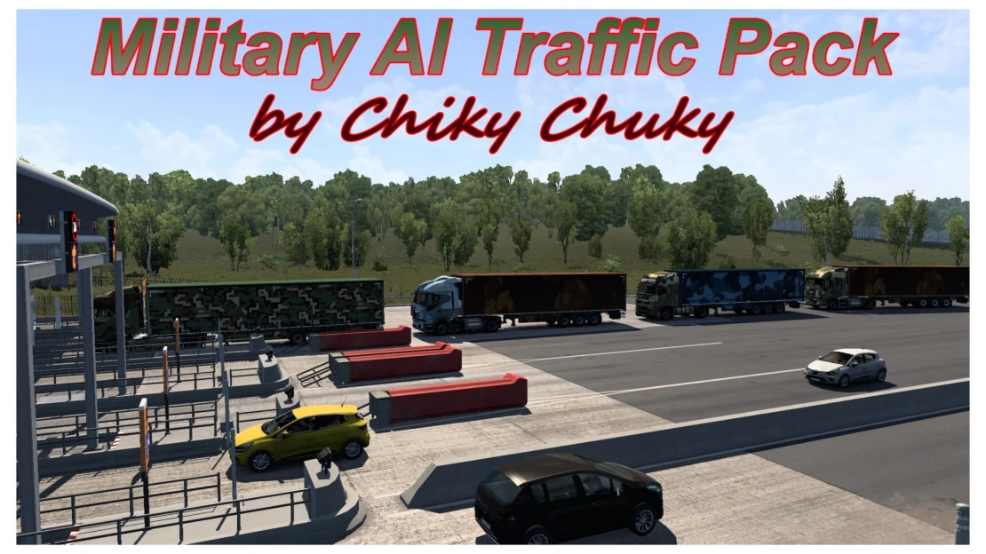 Military AI Traffic Pack by Chiky Chuky for Euro Truck Simulator 2 ...