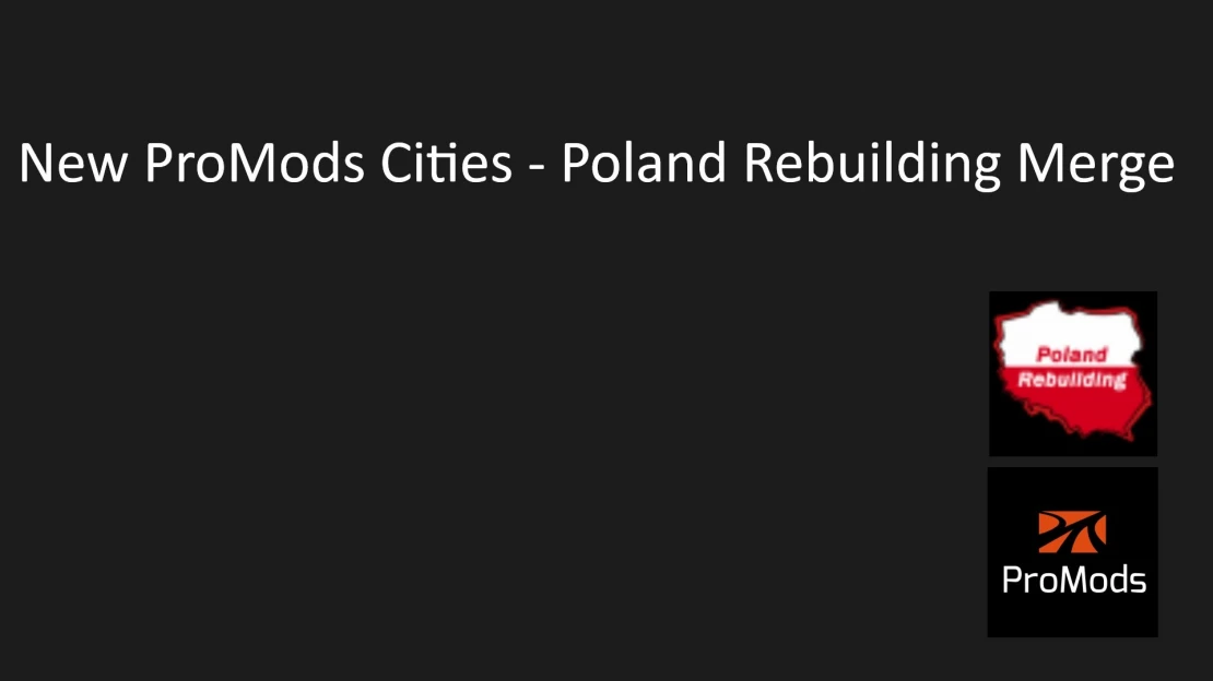 New ProMods Cities Poland Rebuilding Merge