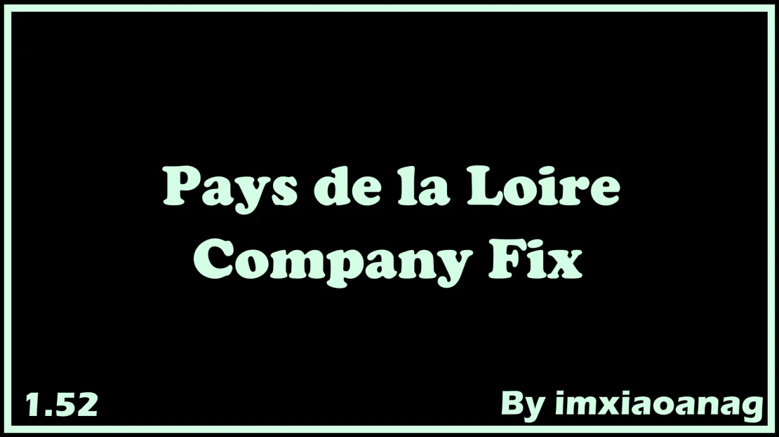 [1.52]Pays de la Loire Company Fix