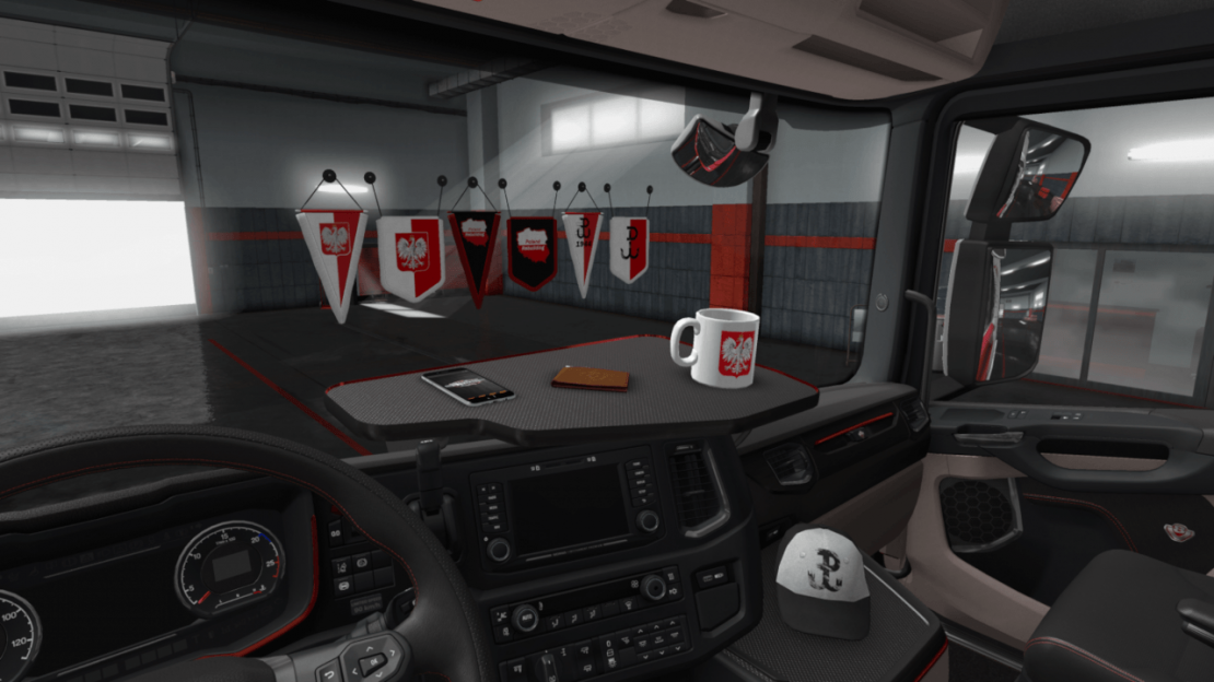 intentional 鍔 Disadvantage Interior accessories Mods for Euro Truck Simulator 2 - TruckyMods