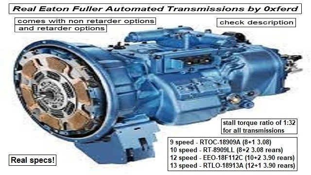 Real Eaton Fuller Automated Transmissions