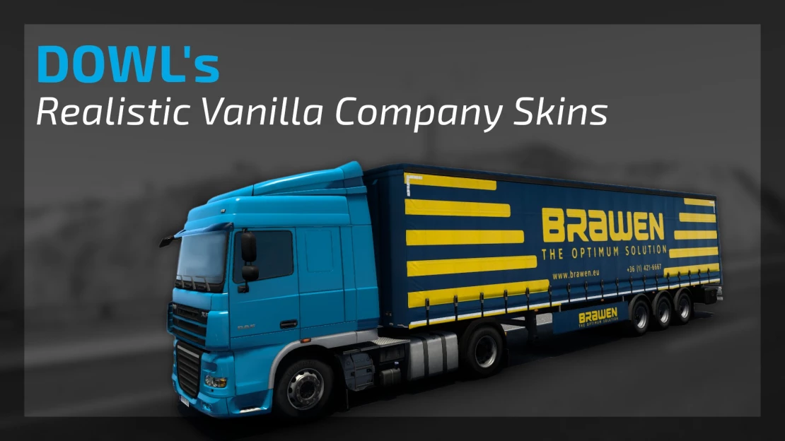 Realistic Company Skins for Euro Truck 2 - TruckyMods