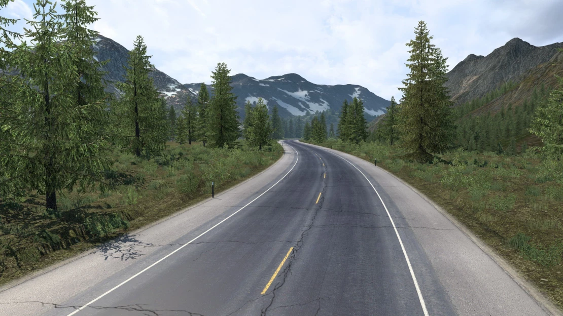 Road Connection Between Promods Canada and Alaska - North To The Future