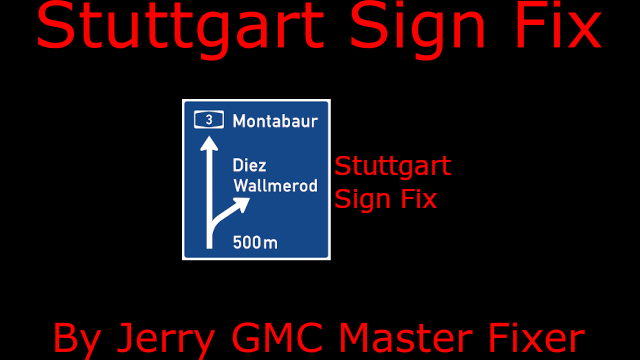 Stuttgart Sign Fix