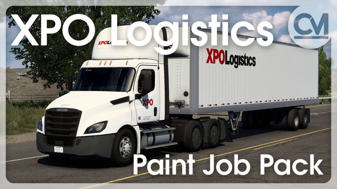 XPO Logistics Paint Job Pack for American Truck Simulator TruckyMods